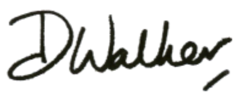 Dr Walker signature