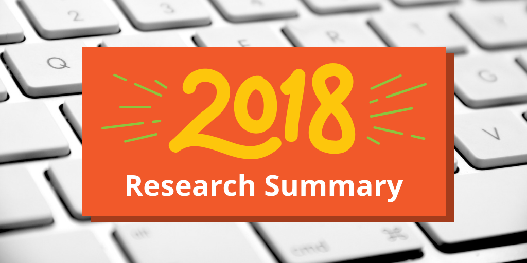 2018 Research Summary