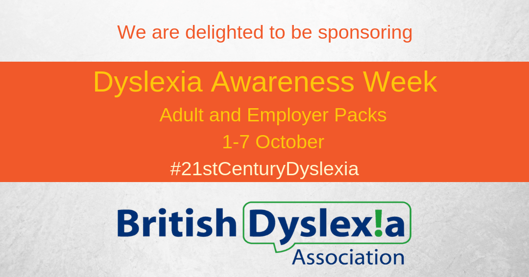 Sponsorig Dyslexia Awareness Week